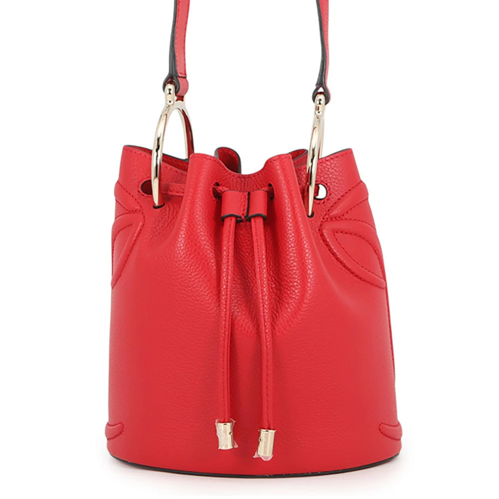 Christian Louboutin Shoulder Bag BY MY SIDE Bucket Leather